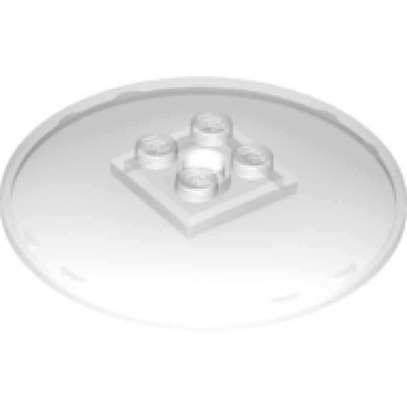 Schotel 6x6 omgekeerd (Radar) met dichte nop Trans Clear